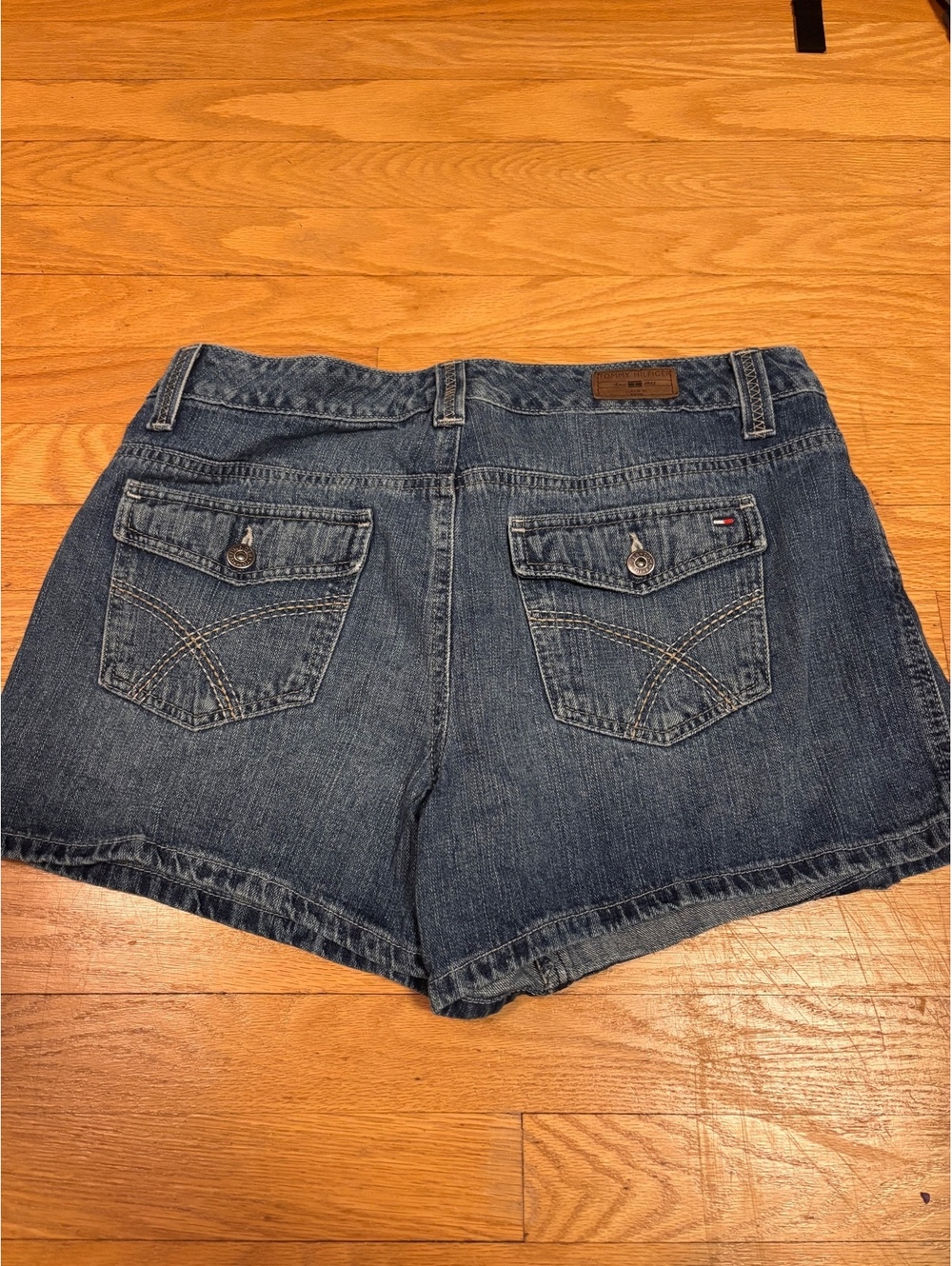 Tommy Hilfiger Vintage Denim Shorts with Back Pockets
